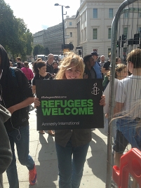 Plakat Refugees Welcome